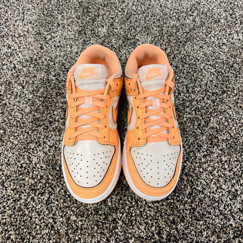 Size 5.5 - Nike Dunk Low Peaches And Cream 2022 White Lace Up Sneakers